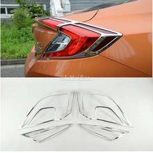 Rear Tail Light Lamp Eeylid Cover For Honda Civic 10th Gen 4dr Sedan 2016 2017 2024 - buy cheap