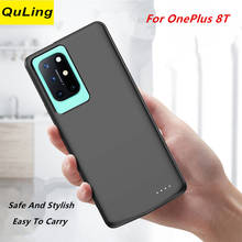 Quling 6800 mah para oneplus 8t bateria caso carregador de bateria banco 8t caso de energia para oneplus 8t bateria caso 2024 - compre barato