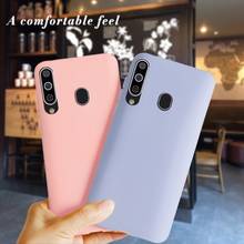 Capa de silicone cor pastel para samsung galaxy, m10 m20 m30 macio tpu capa traseira para coque samsung m10 m105 m20 m205f m30 m305 2024 - compre barato