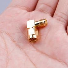 MA Connector 90 Degree Right Angle SMA Male To RP SMA Female Adapter Screw The Needle 1PC 2024 - buy cheap