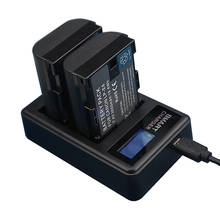 LP-E6 LP E6 LPE6 batería USB LCD cargador Dual para cámara Canon EOS 5D Mark II 2 III 3 6D 7D 60D 60Da 70D 80D DSLR EOS 5DS lp e6 2024 - compra barato