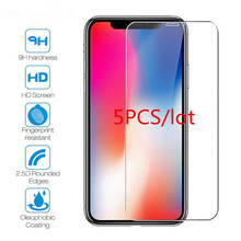 5Pcs Tempered Glass On the iPhone 11 Pro MAX XS MAX X XR Screen Protective Film For iPhone 6 6s 7 8 Plus 5 5s SE Glass Protector 2024 - buy cheap