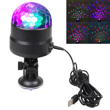 Car Dj Light USB LED Bar Stage Lighting Club Home KTV Supplies Sound Activated RGB Mini Disco Crystal Magic Ball Light 2024 - buy cheap