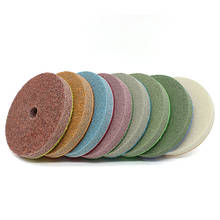 4 Inch  Terrazzo  Diamond Sponges For Polishing Pads Wet Useing Stone Sandstone Marble  10Pcs/Set 2024 - buy cheap