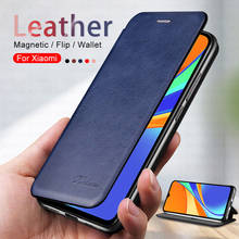 Redmi 9C NFC Case Leather Magnetic Flip Phone Back Cover For Xiaomi Redmi 9 Pro 9S Note9 s Redmy Redme 9 A C Stand Wallet Coque 2024 - buy cheap