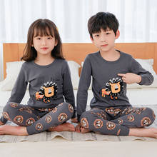 Conjunto de pijama de Unicornio para niños y niñas, ropa de dormir de algodón con dibujos animados, para el hogar 2024 - compra barato