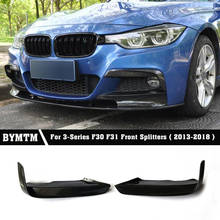 MAD Style Body Kits Carbon fiber Front Splitters Bumper Lip Aprons Side Spoiler For BMW F30 F31 Mtech 2024 - buy cheap