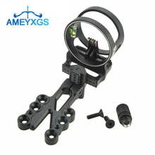 1pc Archery Compound Bow Sight 5 Pin 0.019" Optical Fiber Pin Adjustable Bow Sight For Bow Outdoor Shooting Hunting Accessories 2024 - buy cheap