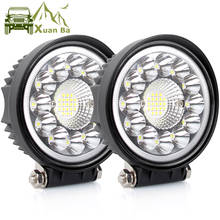 4 Polegada conduziu a luz do trabalho 12v 24v para o carro 4x4 offroad 4wd niva atv suv caminhão motocicleta ponto inundação combo feixe barra de condução faróis 2024 - compre barato