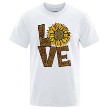 Camisetas con estampado de flor del sol para hombre, ropa Vintage transpirable, holgada, fresca, de cuello redondo, S-XXXL 2024 - compra barato