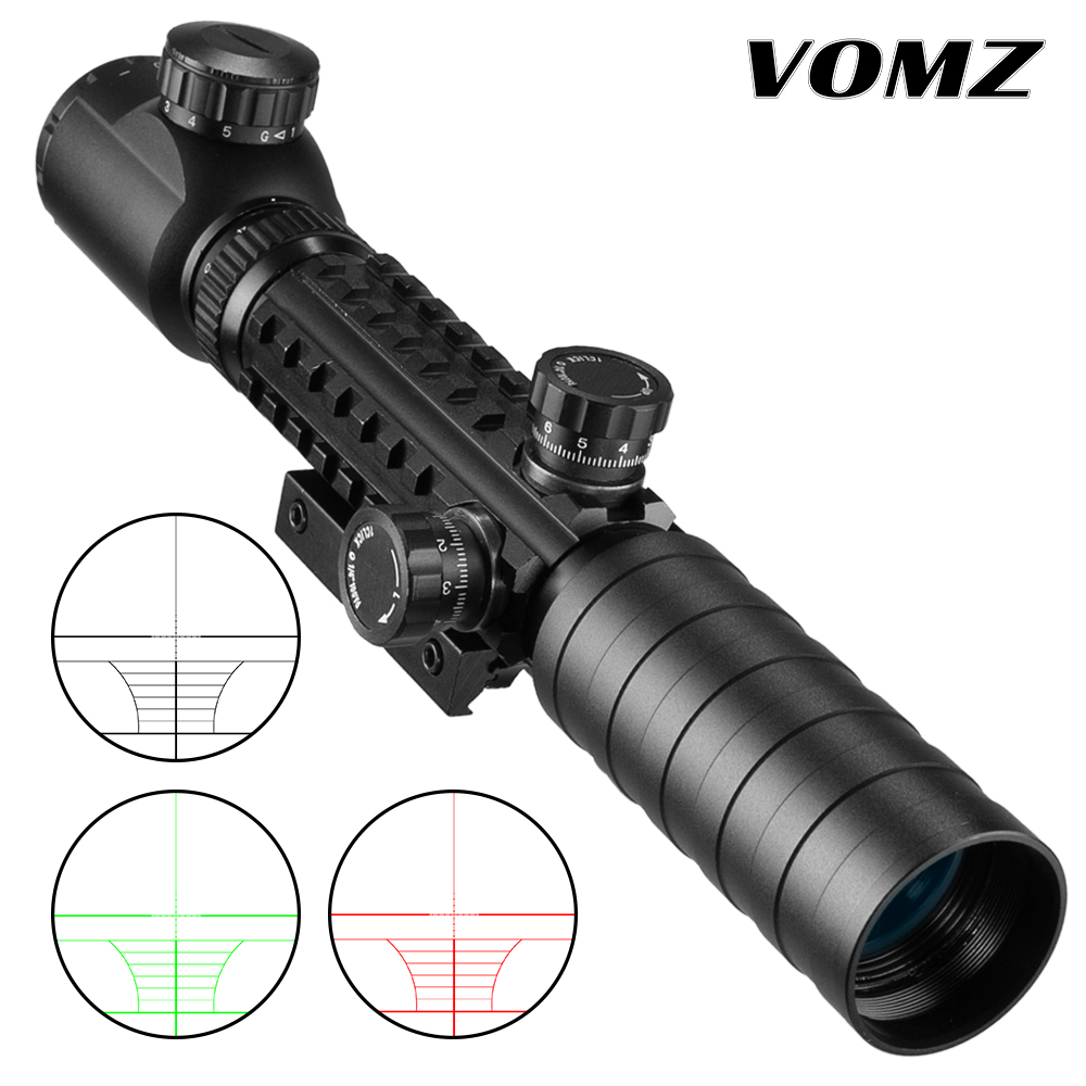 Caza 6-24x50 Aoeg Telémetro Visor de rifle con holográfico 4 Mira retícula Punto  rojo Verde Láser Combo Riflescope Ar15