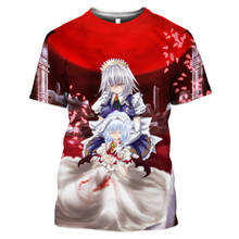 HOXIXIB-Camiseta de Touhou Project para hombre y mujer, camisa con estampado 3D de Anime para chica, Senpai, Bikini Punk, Hentai, Loli, Inubashiri, Momizi, Tops Unisex 2024 - compra barato