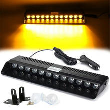 1PC 12V Car Windshield LED Strobe Lights Flashing Dash Emergency Lamp Amber Warning Light 2024 - buy cheap