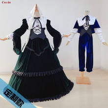 Hot Anime Rozen Maiden Jade Stern/Lapislazuri Cosplay Costume Lovely Uniform Activity Party Role Play Clothing Custom-Make Any 2024 - buy cheap