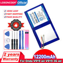 LOSONCOER-Batería de 12200mAh para Onda V919 OI102 OI105 OC101 V919 air V919 3G air Tablet PC, alta capacidad, 5 cables 2024 - compra barato