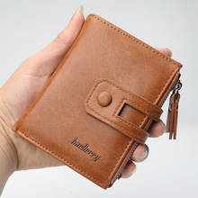 Men's Leather PU Vintage Wallet Small Fashion High Quality Coin Prokect Multifunction Wallets Male Card Holder Clutch Coin Purse 2024 - buy cheap