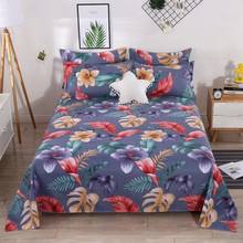 2020 New Product 3pcs  Printed Fitted Sheet For Winter Warm And Soft Bed Sheet 1 Pcs With Pillowcase 2 Pcs 2024 - compre barato