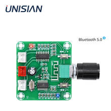 UNISIAN Bluetooth 5.0 PAM8403 Mini Audio Amplifier 2*5W 2.0 channel HIFI Digital Power Amplifier Board For Portable audio System 2024 - купить недорого