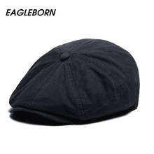 2022 Popular Design Cotton Men Newsboy Caps Fashion Vintage Retro Gorras Newsboy Caps for Women Men Hat Beret Dad Hat Beret Hat 2024 - buy cheap