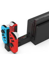 For Switch portable mini USB small four charge NS JoyCon left and right small handle seat charging base charger game gear 2024 - buy cheap