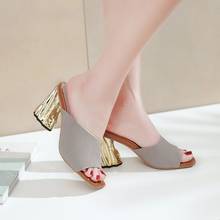 2020 big size 33-43 women sandals open toe 8cm high heels platform sandals sexy fashion party wedding shoes woman 2024 - buy cheap