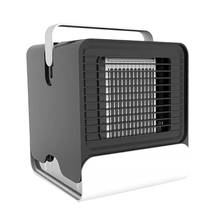 Practical USB Air Cooler Portable Air Conditioner Cooling Fan with LED Light 2024 - buy cheap