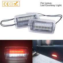 2PCS Car Led Footwell Door Courtesy Interior Step Light For Lexus IS ES GS RC LS RX Series GX460 LX570 HX250h Car-Styling 2024 - buy cheap