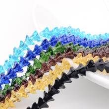 20Strands 6x9mm Glass Beads Strands Loose Spacer Beads Morning Glory for Necklace Bracelet DIY Making Mixed Color Hole: 0.8mm 2024 - buy cheap