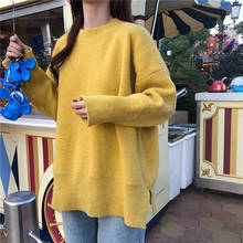 Heydress Women Autumn Long Sleeve Sweaters Vintage Soild Female Loose Pullovers Casual Street Wear Lady Plus Size Tops Outwears 2024 - buy cheap