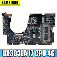 UX303LA placa base REV2.0 I7 CPU 4G para For Asus UX303LN UX303L UX303LNB placa base de computadora portátil UX303LA placa base UX303LA placa base 2024 - compra barato