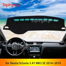 for Skoda Octavia 3 A7 MK3 5E 2014~2019 Anti-Slip Dashboard Cover Protective Pad Car Accessories Sunshade Carpet 2015 2016 2017 2024 - buy cheap