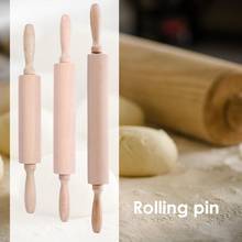 Household Solid Wood Roller Pin Fondant Cake Baking Cookies Noodles Dough Roasting Rolling Pin Kitchen Accessories 2024 - buy cheap