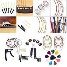 Cordas acústicas tudo-em-um para violão, capo, pinos de ponte, 51 peças 2024 - compre barato