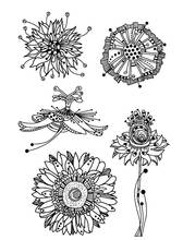 Flowers Clear Stamp Or stamp for DIY Scrapbooking/Card Making/Kids Fun Decoration Supplies A018 2024 - buy cheap