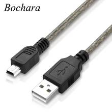 Bolea-Cable USB 2,0 tipo A macho A Mini 5 pines macho, Cable USB Mini de 5 pines, 24 + 28AWG, lámina + trenzado blindado, 1,5 m, 3m, 5m 2024 - compra barato