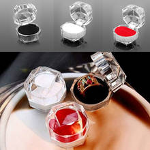 1Pc Jewelry Organizer Ring Earring Acrylic Gift Box Storage Transparent Case for Necklaces,Bracelets,Rings,Earrings 2024 - buy cheap