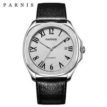 Parnis luxury Automatic Watches Minimalist Watches Mens Wrist Watch Sapphire Crystal Square case 38.5mm Mechanical Watches 2024 - buy cheap
