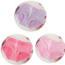 3Pcs/lot  Lace embroidered bamboo fiber soft Sexy Lingerie women underwears high waist plus size 6XL  women's panties briefs 2024 - buy cheap