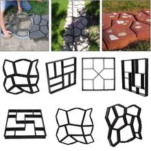 Concrete Molds Garden Floor DIY Paving Mould Home Garden Path Maker Manually Cement Brick Stepping Driveway Stone Road Mold Tool 2024 - buy cheap