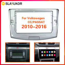 10.1 inch Car Radio Fascia For Volkswagen CC/PASSAT 2010-2016 Fascias Audio Fitting Adaptor Panel Frame Kits 2din car DVD frame 2024 - buy cheap