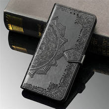 3D Mandala Leather Wallet Phone Holder for Huawei P Smart 2021 Case P Smart2021 Flip Cover 360 Protection Emboss Card Slot Funda 2024 - buy cheap