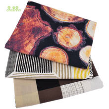 Chainho, anel anual, tecido de linho de algodão impresso para diy estofando & sofá de costura, roupa de mesa, cortina, saco, material de almofada, 50x148cm 2024 - compre barato