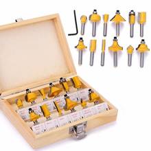 12pcs Milling Cutter Router Bit Set Wood Cutter Bits Carbide Shank Mill Woodworking Trimming Engraving Carving Cutting Tools 2024 - buy cheap