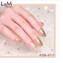 3 unids/lote de esmalte de uñas en gel, brillante, dorado y plateado, UV/LED, de larga duración 2024 - compra barato