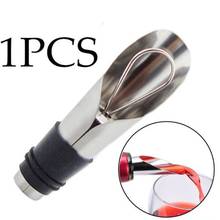 New Stainless Steel Red Wine Stopper Red Wine Aerator Pour Spout Bottle Stopper Decanter Pourer Aerating Wine Accessories 2024 - buy cheap