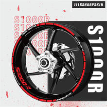 Adesivo refletivo para roda de motocicleta, membrana à prova d'água, decalque, pneu, para bmw s1000r s1000 r s 1000r 2024 - compre barato