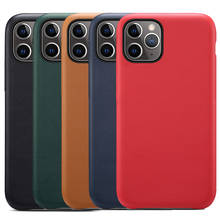 Funda de teléfono de cuero PU oficial Original, cubierta de lujo para Apple iPhone 13 Pro Max 12 Mini 11 XS XR X 8 7 6 Plus SE 5 2024 - compra barato