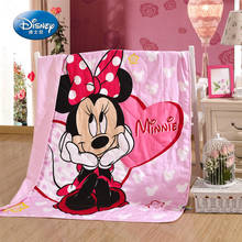 Disney Minnie Mouse blanket children's air conditioner is cotton kindergarten four seasons blanket sheets Boy girl soft Throw 2024 - buy cheap