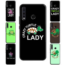 Funda Crazy Turtle Lady para Huawei Honor 20 Lite 10i 8X 9X 9 10 Lite 8C 8A 7A Pro V20 Y6 Y7 Y9 2019 Nova 5T 2024 - compra barato