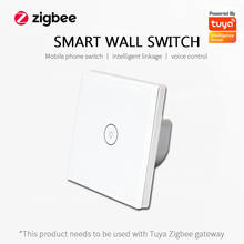 US/EU ZigBee Smart Light Switch 10A With/Without Neutral Wire 1/2/3 Gang Two Wiring Methods Work With Alexa Google Home 2024 - buy cheap